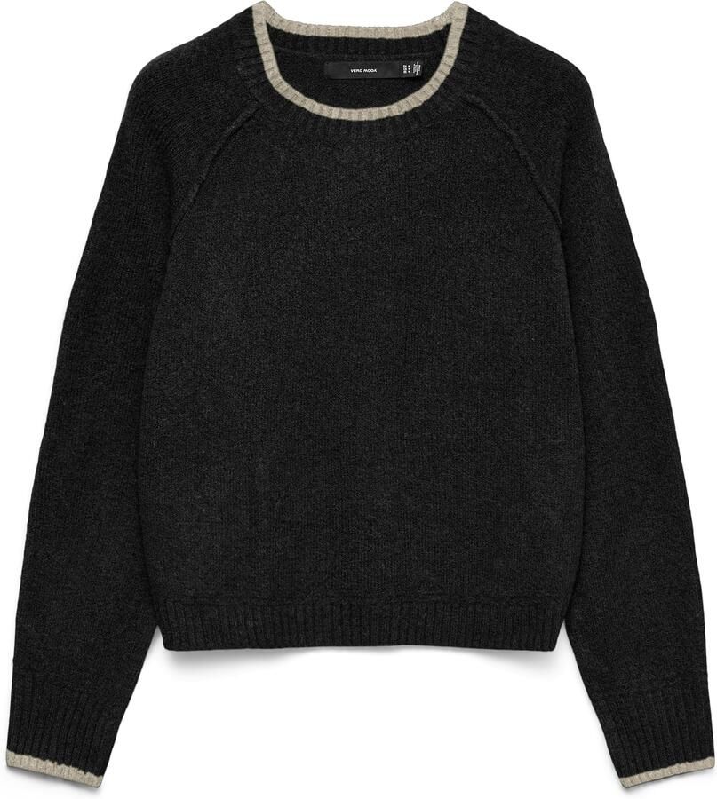 Vero Moda Gebreide trui VMAQUARIUS LS O-NECK RAGLAN PULLOVER BF