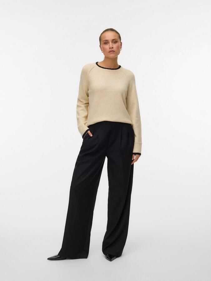 Vero Moda Gebreide trui VMAQUARIUS LS O-NECK RAGLAN PULLOVER BF - Foto 4