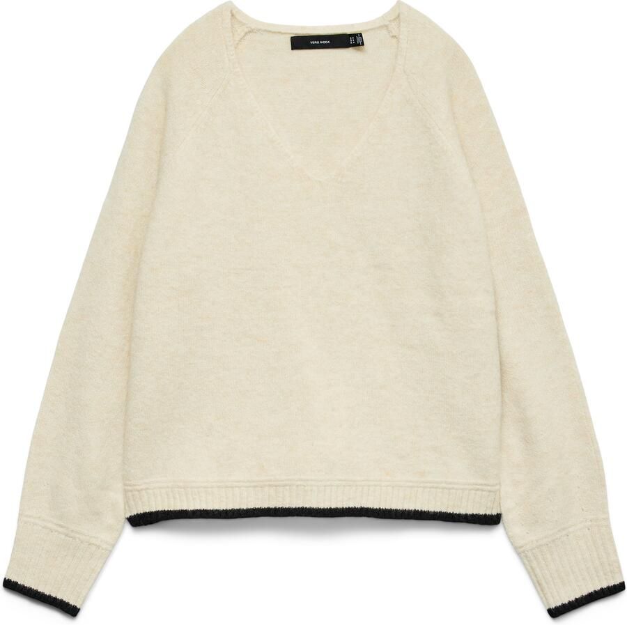 Vero Moda Gebreide trui VMAQUARIUS LS V-NECK RAGLAN PULLOVER BF