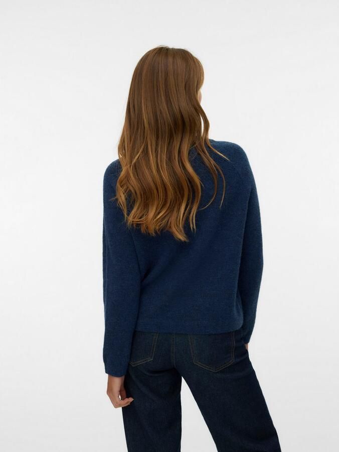 Vero Moda Gebreide trui VMBAM LS O-NECK PULLOVER BOO ENT - Foto 3