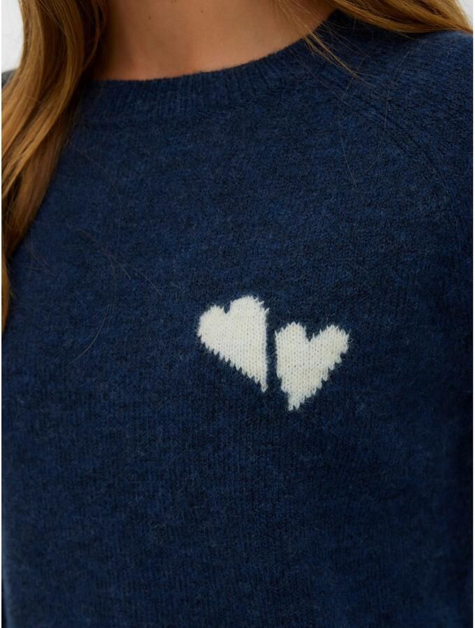 Vero Moda Gebreide trui VMBAM LS O-NECK PULLOVER BOO ENT - Foto 2