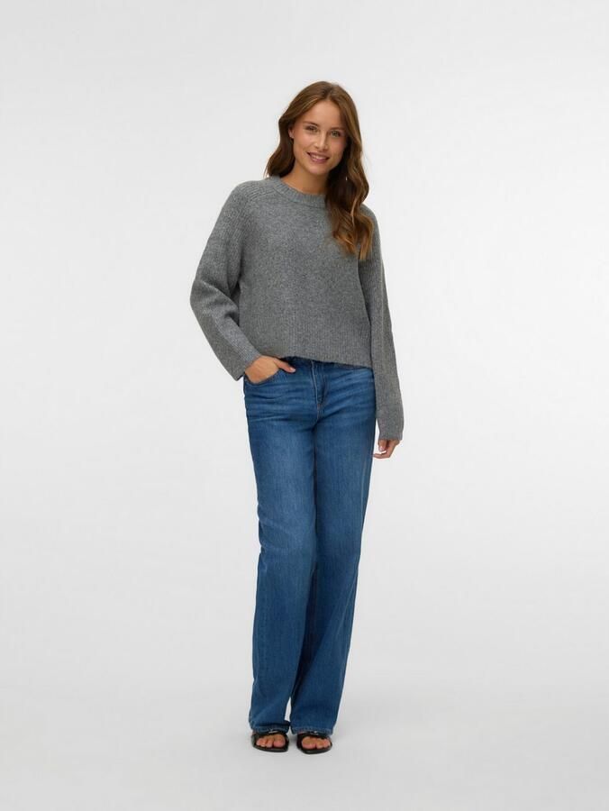 Vero Moda Gebreide trui VMBANG LS O-NECK PULLOVER BOO - Foto 4