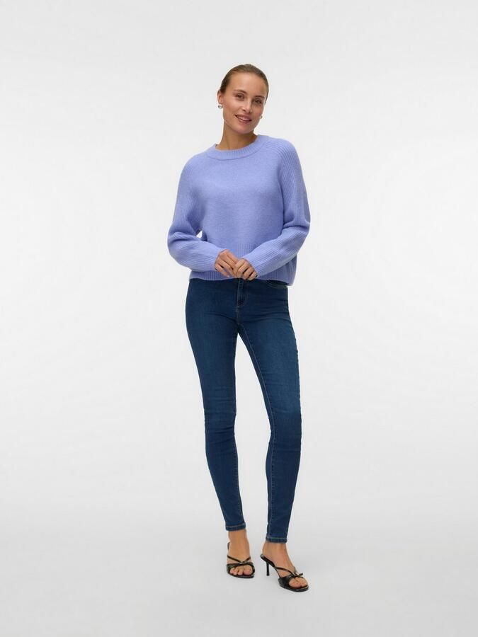 Vero Moda Gebreide trui VMBANG LS O-NECK PULLOVER BOO - Foto 4