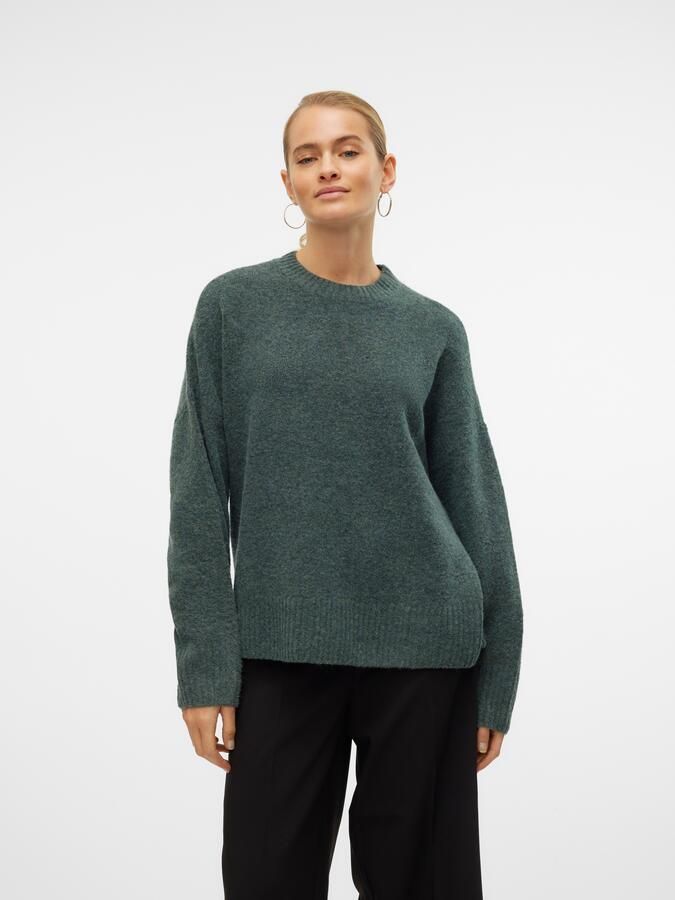 Vero Moda Gebreide trui VMBOOM LS O-NECK PULLOVER GA NOOS - Foto 8