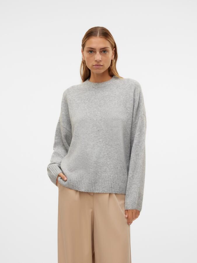 Vero Moda Gebreide trui VMBOOM LS O-NECK PULLOVER GA NOOS - Foto 8