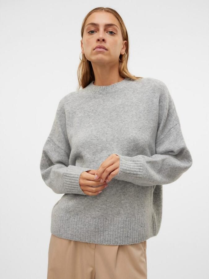 Vero Moda Gebreide trui VMBOOM LS O-NECK PULLOVER GA NOOS - Foto 5