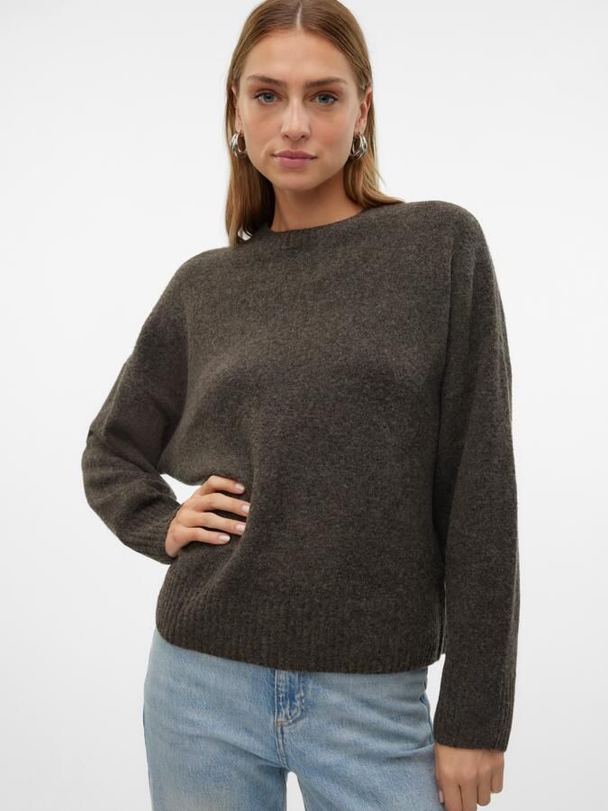 Vero Moda Gebreide trui VMBOOM LS O-NECK PULLOVER GA NOOS - Foto 8