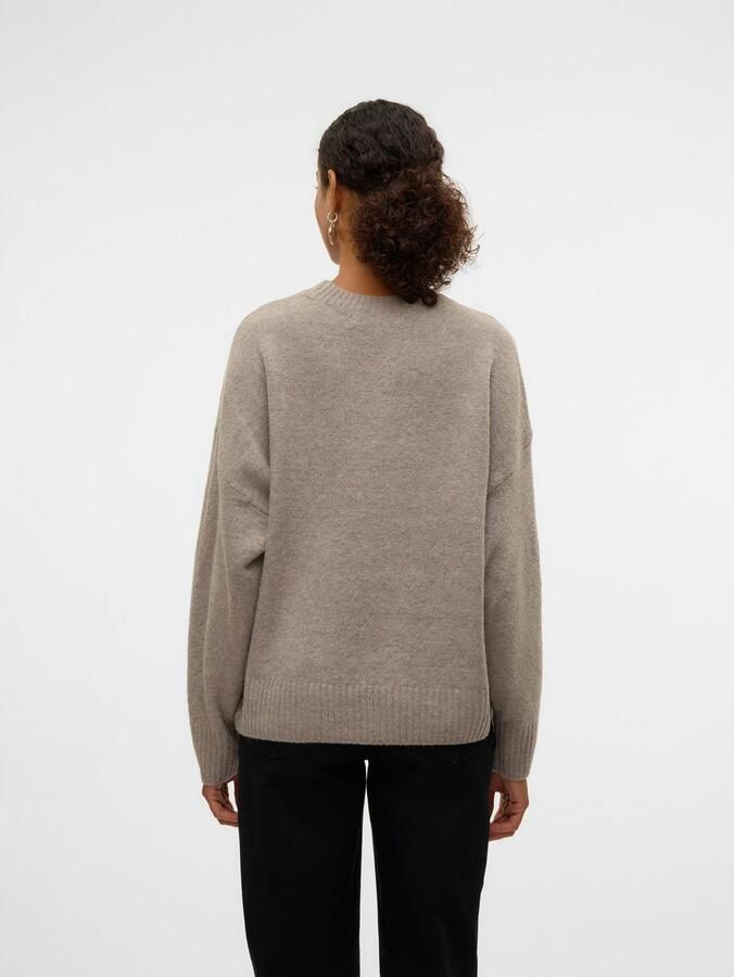 Vero Moda Gebreide trui VMBOOM LS O-NECK PULLOVER GA NOOS - Foto 4