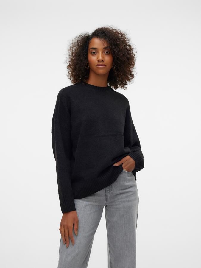 Vero Moda Gebreide trui VMBOOM LS O-NECK PULLOVER GA NOOS - Foto 6