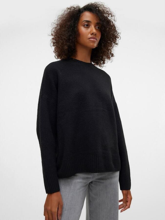 Vero Moda Gebreide trui VMBOOM LS O-NECK PULLOVER GA NOOS - Foto 4
