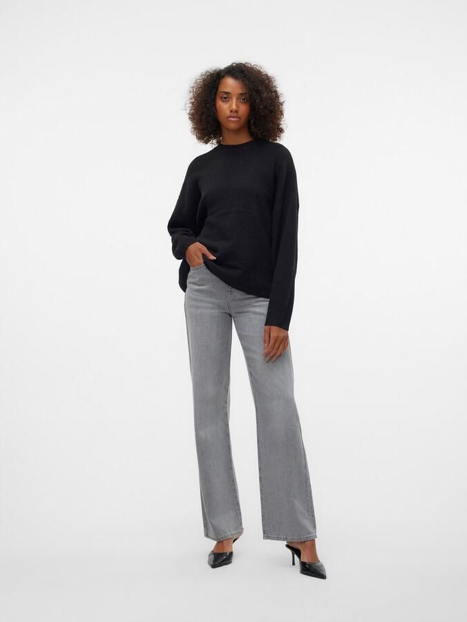 Vero Moda Gebreide trui VMBOOM LS O-NECK PULLOVER GA NOOS - Foto 3