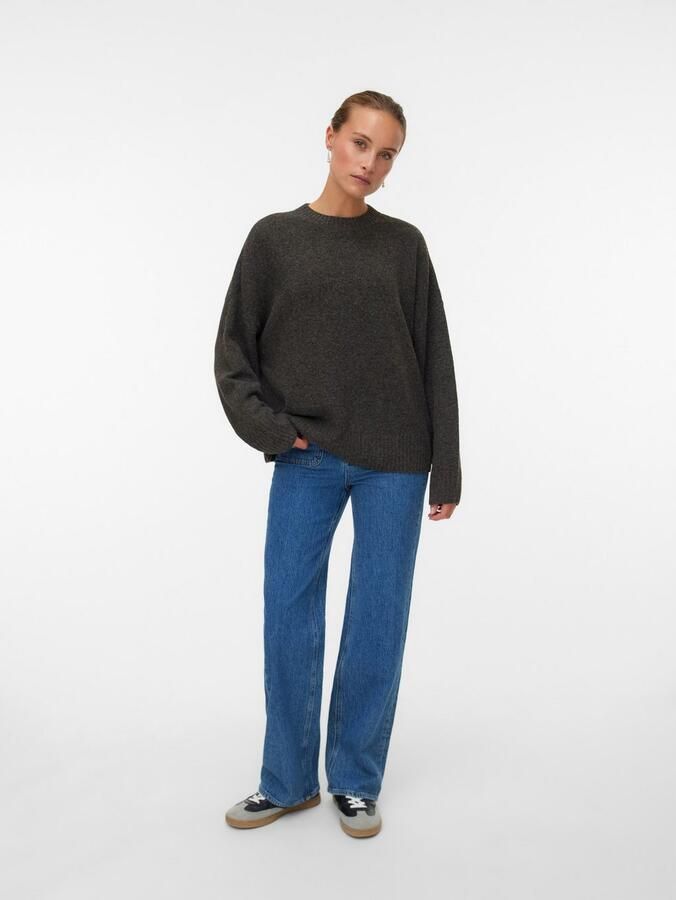 Vero Moda Gebreide trui VMBOOM LS O-NECK PULLOVER GA NOOS - Foto 5