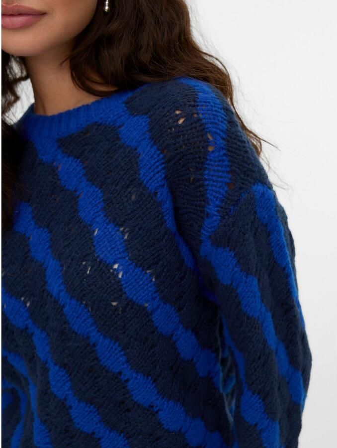 Vero Moda Gebreide trui VMBUBLY LS O-NECK PULLOVER BOO - Foto 2