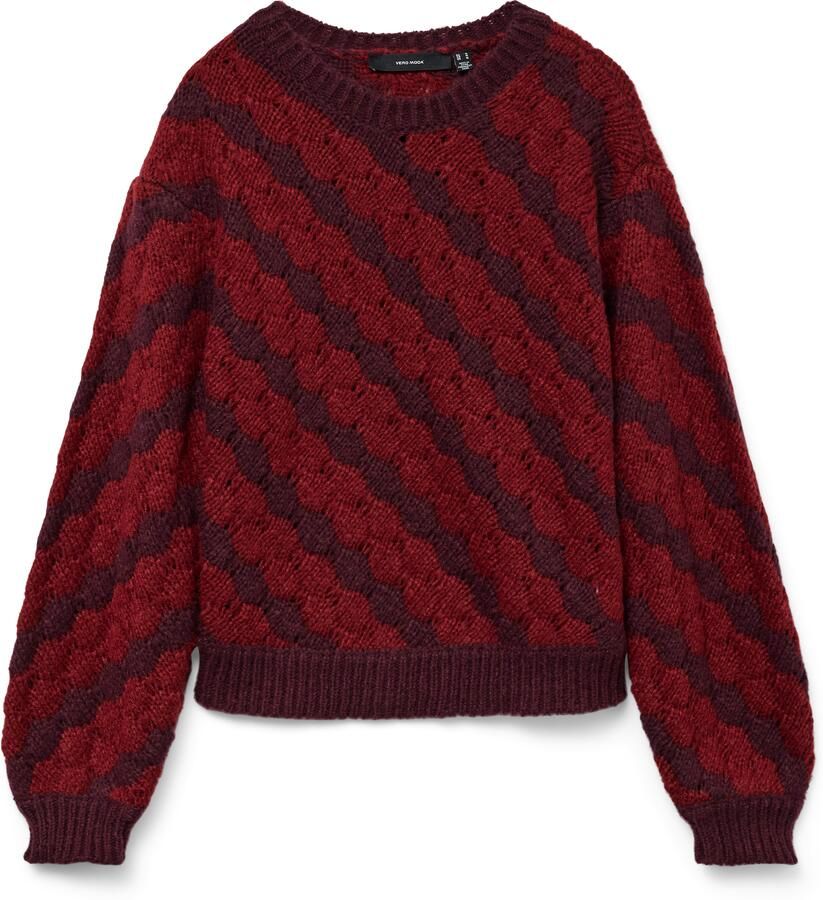 Vero Moda Gebreide trui VMBUBLY LS O-NECK PULLOVER BOO