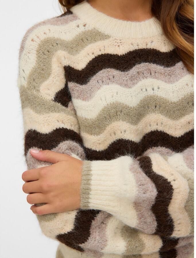 Vero Moda Gebreide trui VMDOJA LS O-NECK PULLOVER BOO - Foto 3