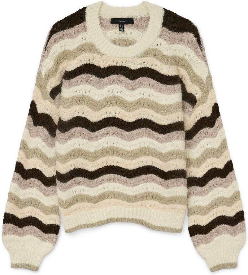 Vero Moda Gebreide trui VMDOJA LS O-NECK PULLOVER BOO - Foto 2