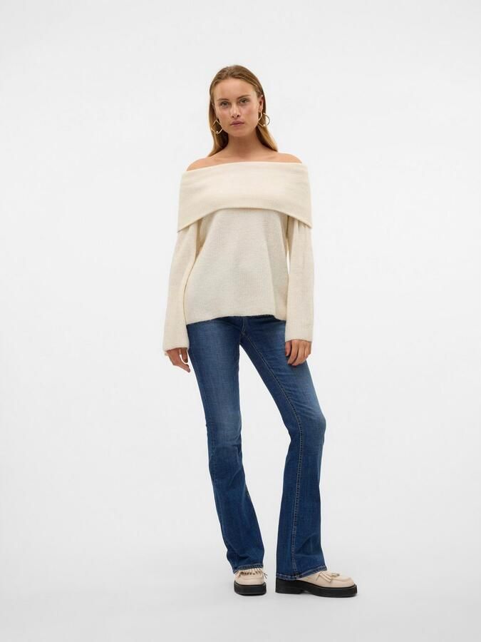 Vero Moda Gebreide trui VMERA LS OFF SHOULDER PULLOVER GA NOOS - Foto 5