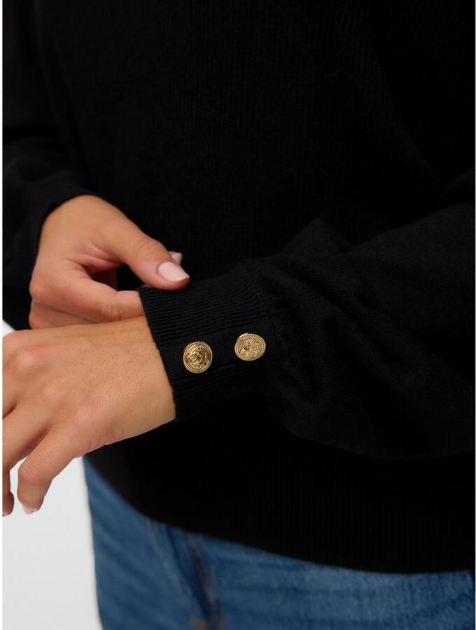 Vero Moda Gebreide trui VMHOLLYKARIS LS O-NECK PULLOVER BOO - Foto 2