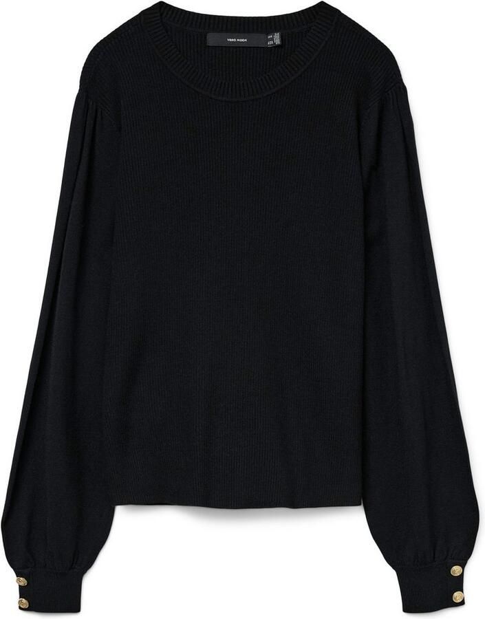 Vero Moda Gebreide trui VMHOLLYKARIS LS O-NECK PULLOVER BOO