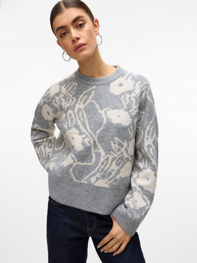 Vero Moda Gebreide trui VMKAILA LS O-NECK PULLOVER BOO - Foto 6