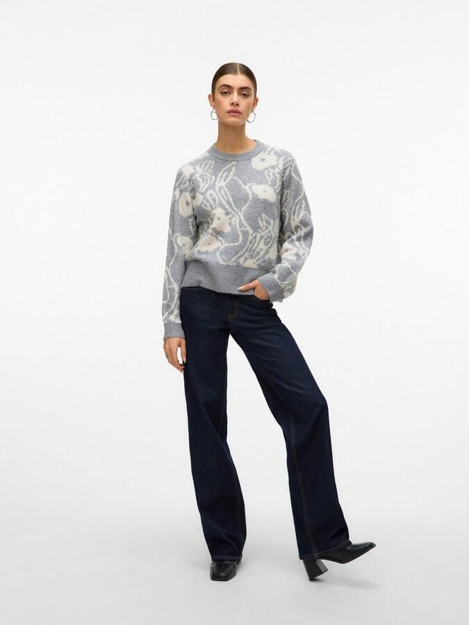 Vero Moda Gebreide trui VMKAILA LS O-NECK PULLOVER BOO - Foto 5