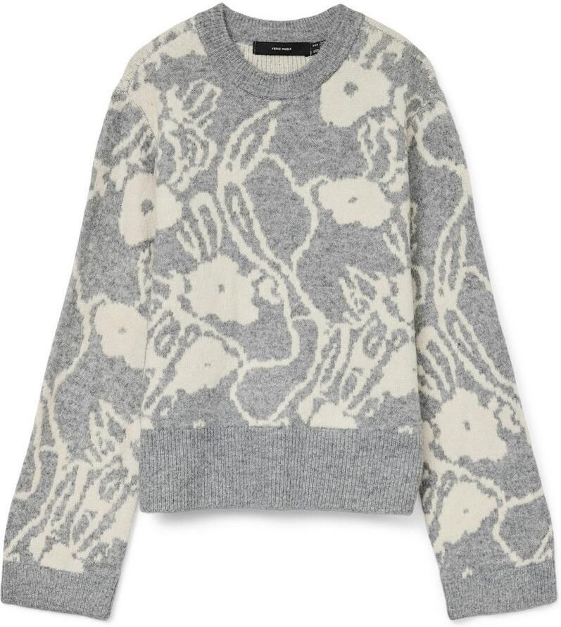 Vero Moda Gebreide trui VMKAILA LS O-NECK PULLOVER BOO