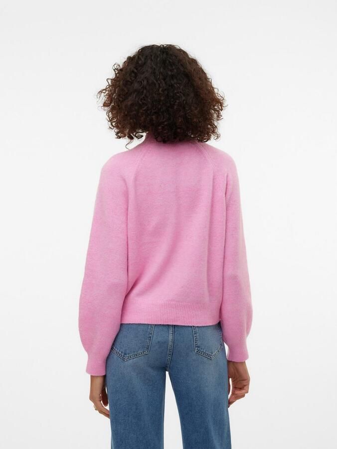 Vero Moda Gebreide trui VMLEAF LS HIGH NECK PULLOVER ENT - Foto 3