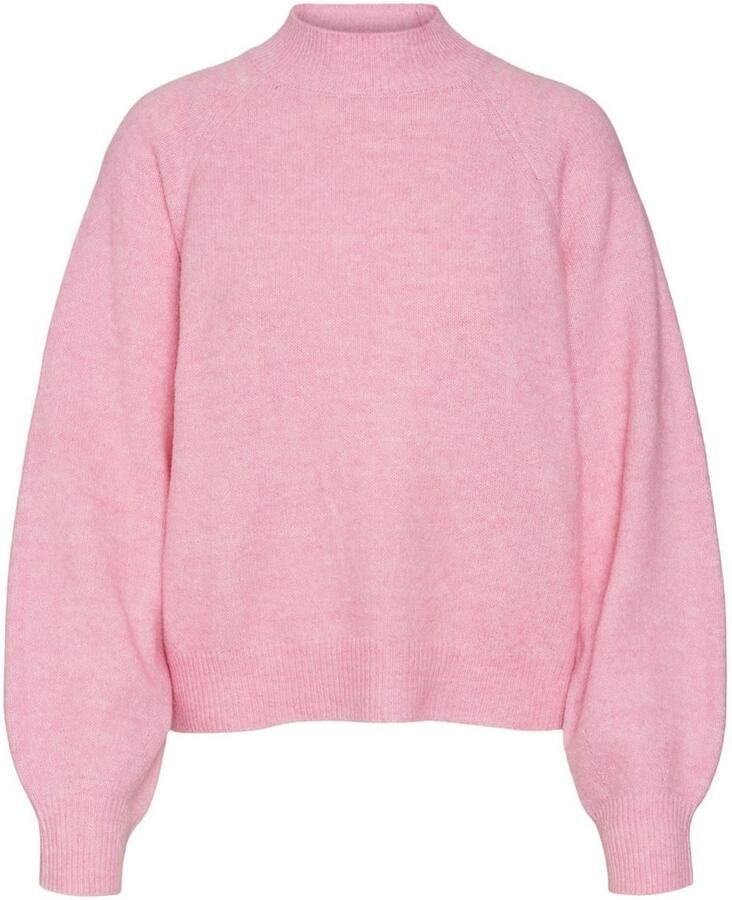 Vero Moda Gebreide trui VMLEAF LS HIGH NECK PULLOVER ENT