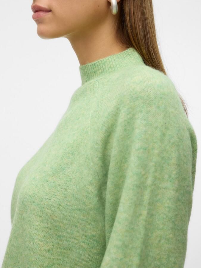 Vero Moda Gebreide trui VMLEAF LS HIGH NECK PULLOVER ENT - Foto 5