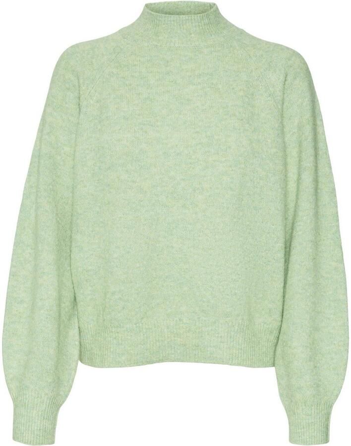 Vero Moda Gebreide trui VMLEAF LS HIGH NECK PULLOVER ENT