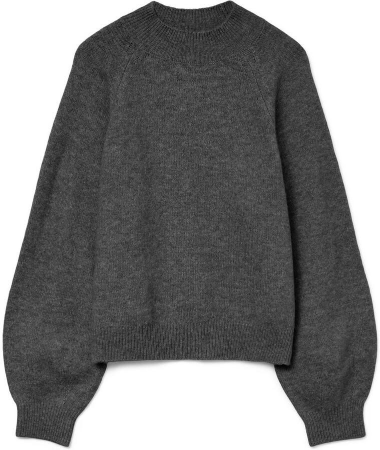 Vero Moda Gebreide trui VMLEAF LS HIGH NECK PULLOVER ENT