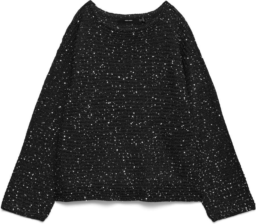 Vero Moda Gebreide trui VMLEILANI STITCH LS BOATNECK PULLOVER