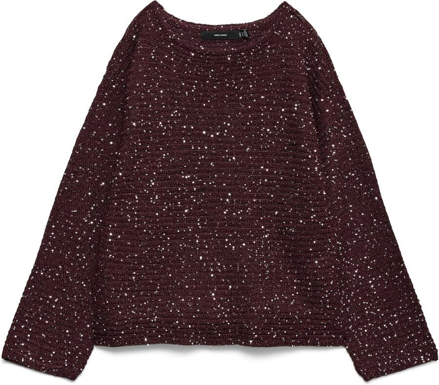 Vero Moda Gebreide trui VMLEILANI STITCH LS BOATNECK PULLOVER