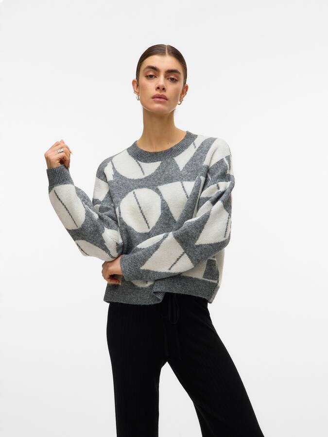 Vero Moda Regular fit gebreide pullover met wol model 'LOVE' - Foto 6