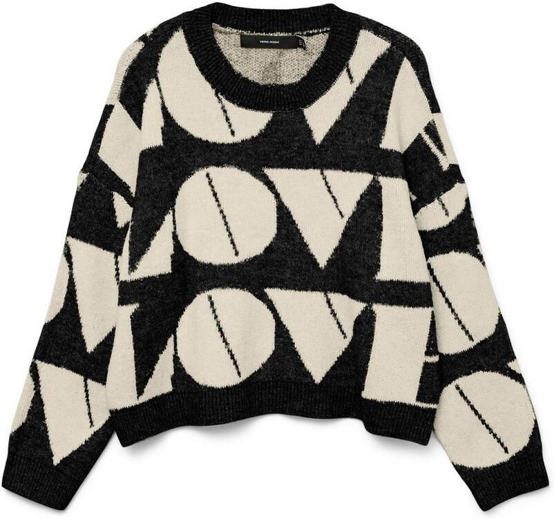 Vero Moda Regular fit gebreide pullover met wol model 'LOVE' - Foto 4
