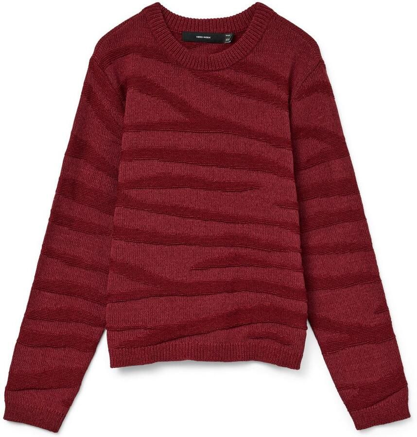 Vero Moda Gebreide trui VMMALOU LS O-NECK PULLOVER BOO