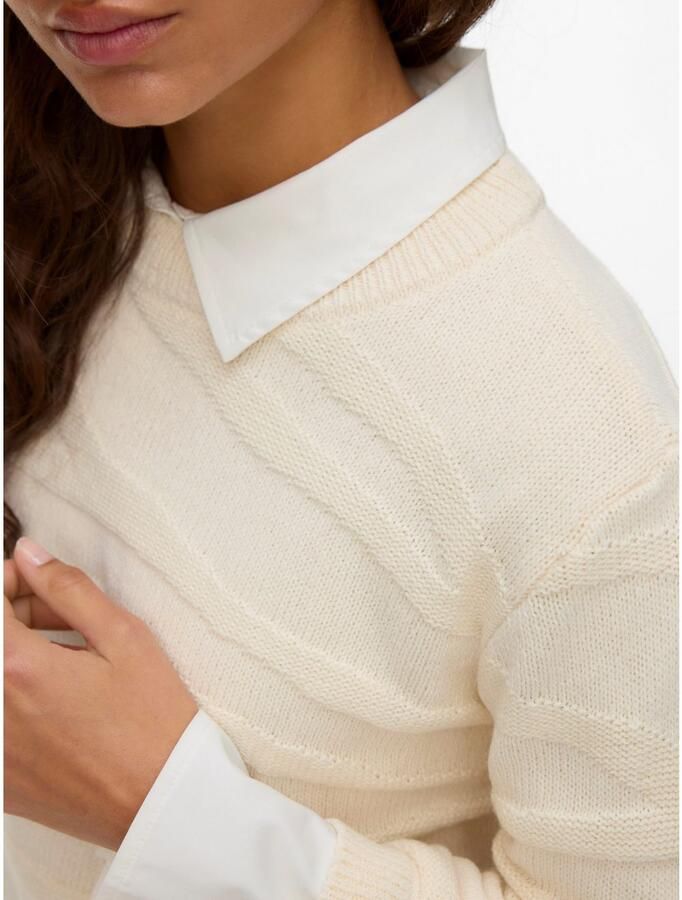Vero Moda Gebreide trui VMMALOU LS O-NECK PULLOVER BOO - Foto 2