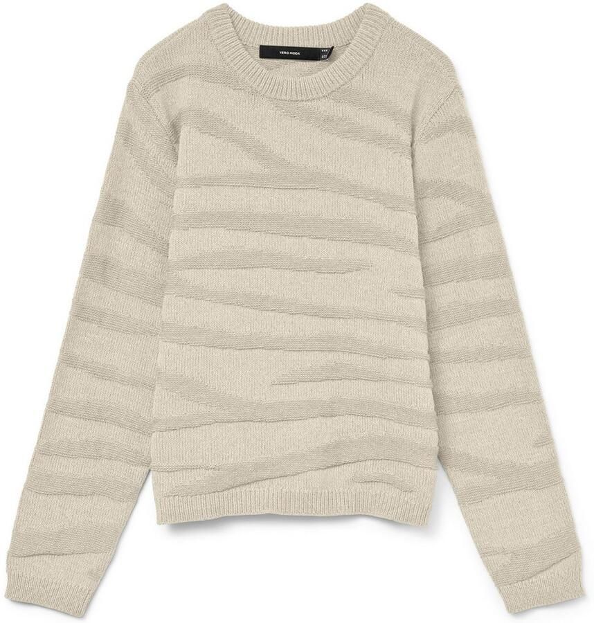 Vero Moda Gebreide trui VMMALOU LS O-NECK PULLOVER BOO