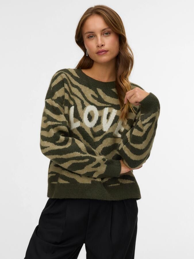 Vero Moda Gebreide trui VMNEWKAI LS O-NECK PULLOVER BOO - Foto 4
