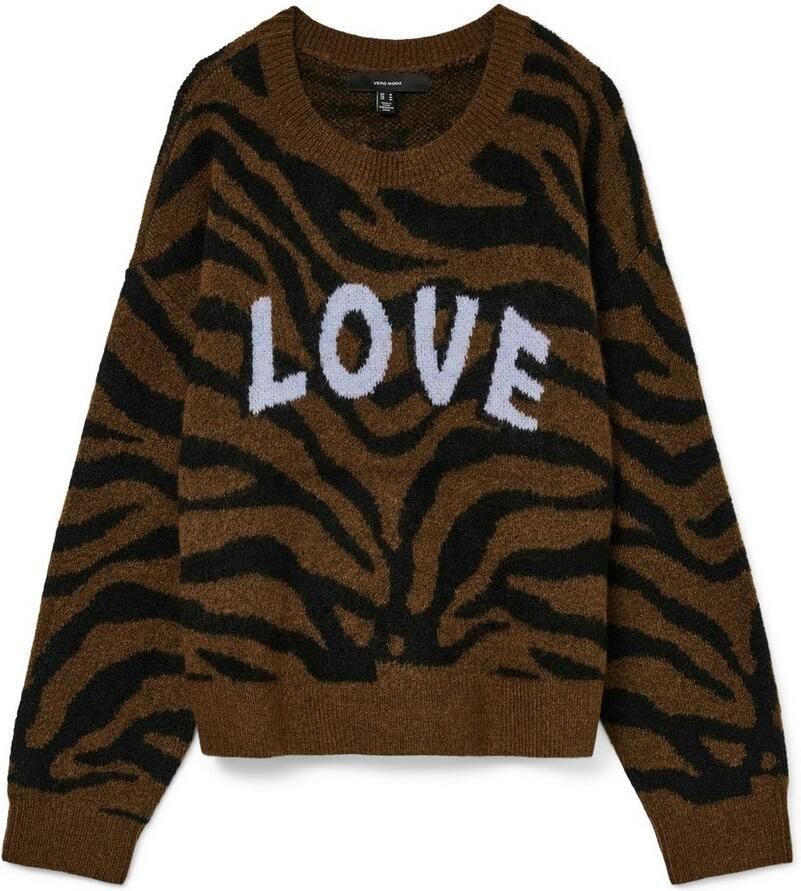 Vero Moda Regular fit gebreide pullover met wol modell 'NEWKAI'