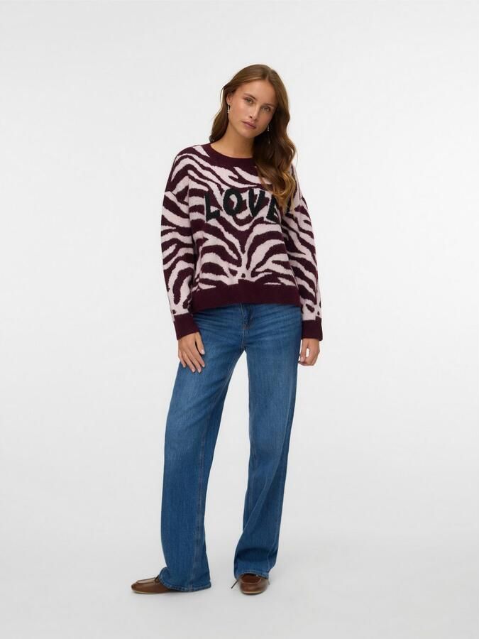 Vero Moda Gebreide trui VMNEWKAI LS O-NECK PULLOVER BOO - Foto 4