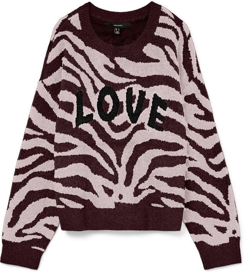 Vero Moda Gebreide trui VMNEWKAI LS O-NECK PULLOVER BOO