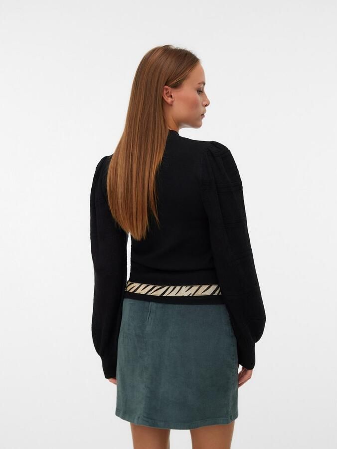 Vero Moda Gebreide trui VMNEWLIMONE LS HIGHNECK PULLOVER BOO - Foto 3