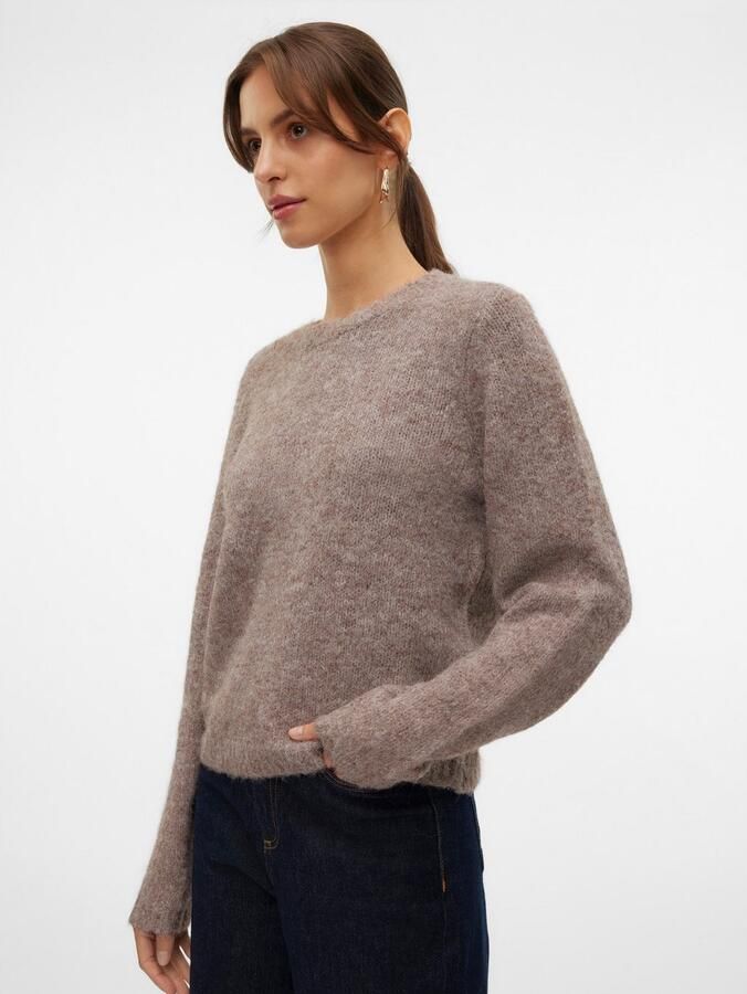 Vero Moda Gebreide trui VMNOVAH LS O-NECK PULLOVER GA NOOS - Foto 3