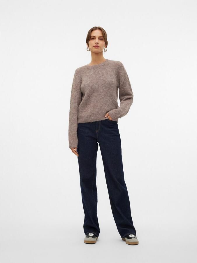 Vero Moda Gebreide trui VMNOVAH LS O-NECK PULLOVER GA NOOS - Foto 5