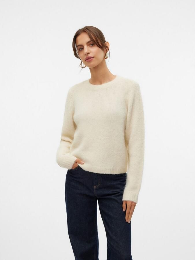 Vero Moda Regular fit gebreide pullover met wol model 'NOVAH' - Foto 4