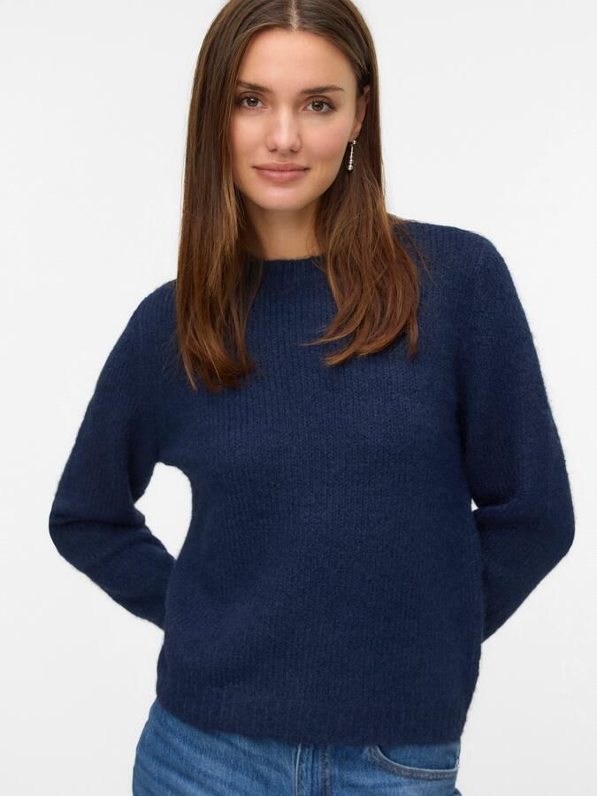 Vero Moda Gebreide trui VMNOVAH LS O-NECK PULLOVER GA NOOS - Foto 5