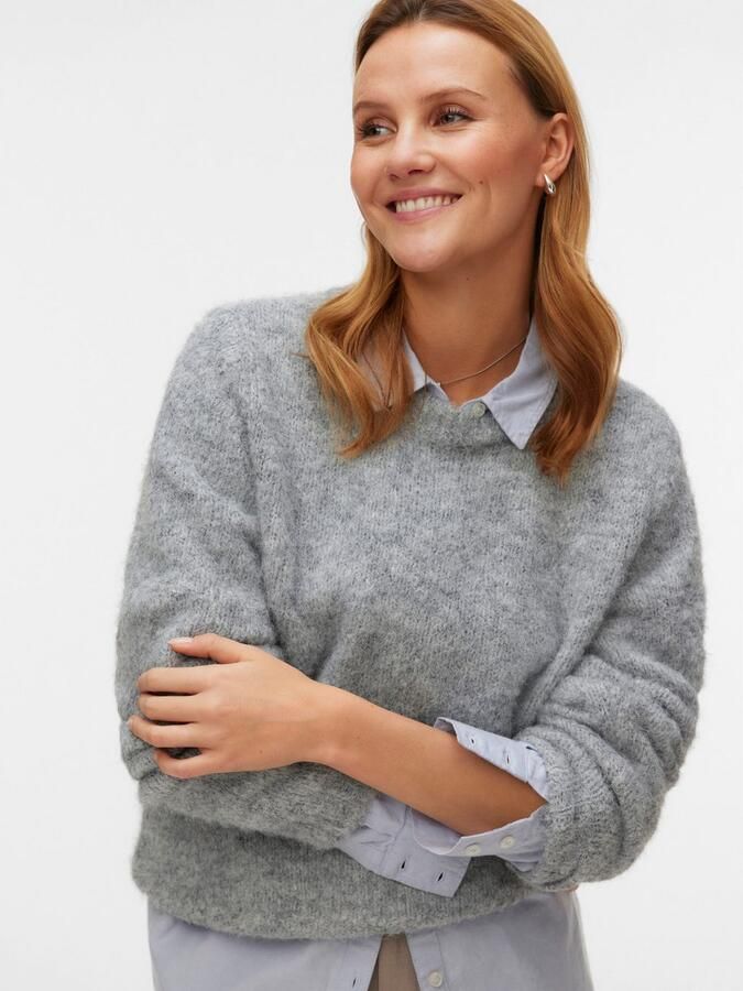 Vero Moda Regular fit gebreide pullover met wol model 'NOVAH' - Foto 9