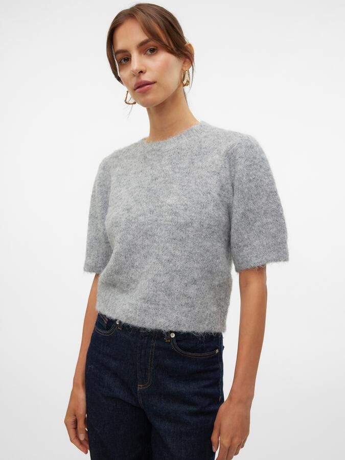 Vero Moda Regular fit gebreide pullover met pofmouwen model 'NOVAH' - Foto 6