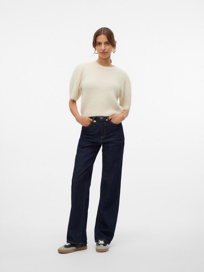 Vero Moda Regular fit gebreide pullover met pofmouwen model 'NOVAH' - Foto 4